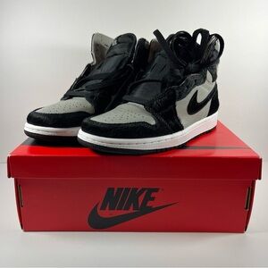 Nike Air Jordan 1 High OG Twist 2.0 Medium Grey Women Shoes Size 6.5W DZ2523-001